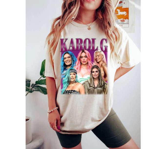 Vintage Karol G T-Shirt Karol G Shirt Karol G Tees Karol G Sweater Vintage Movie Vintage Unisex T-Shirt 3