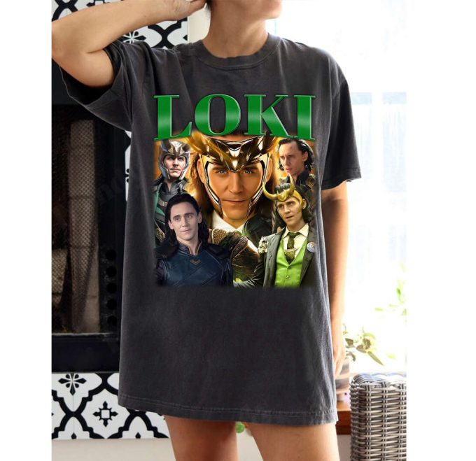 Vintage Loki T-Shirt Loki Shirt Loki Tees Loki Sweater Retro Unisex T-Shirt Trendy Sweatshirt Couples T-Shirt 2