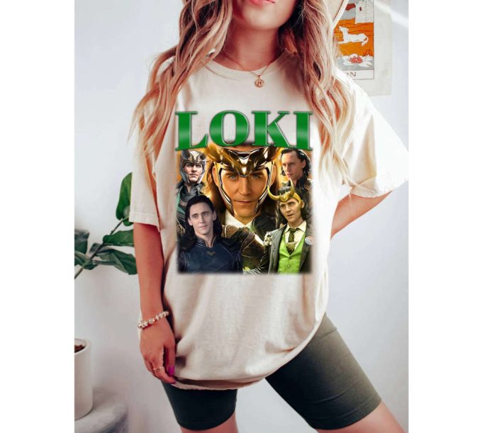 Vintage Loki T-Shirt Loki Shirt Loki Tees Loki Sweater Retro Unisex T-Shirt Trendy Sweatshirt Couples T-Shirt 3