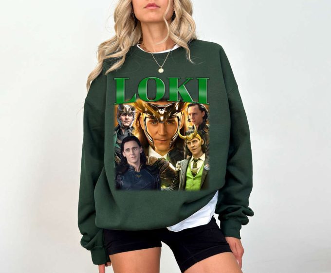 Vintage Loki T-Shirt Loki Shirt Loki Tees Loki Sweater Retro Unisex T-Shirt Trendy Sweatshirt Couples T-Shirt 4