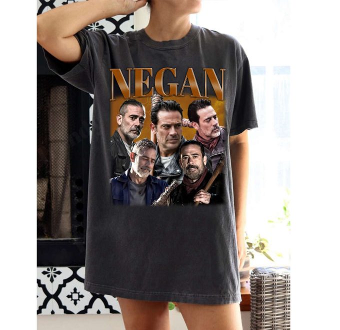 Vintage Negan T-Shirt Negan Shirt Negan Tees Negan Sweater Character Shirt Casual T-Shirt College Unisex T-Shirt 2