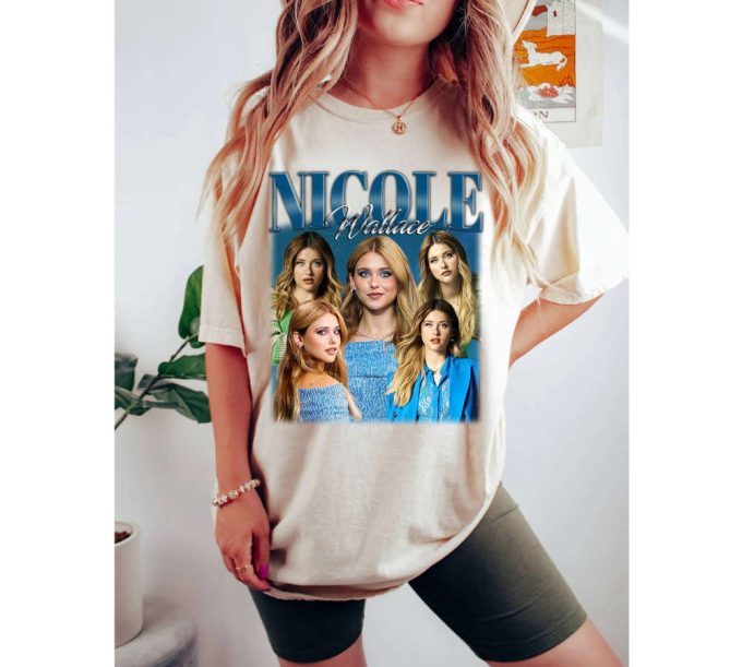 Vintage Nicole Wallace T-Shirt Nicole Wallace Shirt Nicole Wallace Tees Nicole Wallace Sweater Famous T-Shirt Super Star Shirt 2