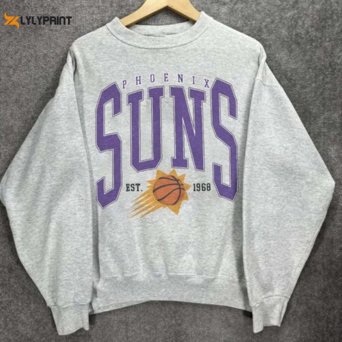 Vintage Phoenix Sun Basketball Shirt, Retro Phoenix Basketball Sweatshirt, Suns Hoodie Gift For Men And Women 1