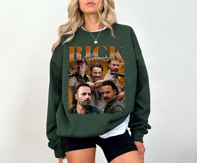 Vintage Rick Grimes T-Shirt Rick Grimes Shirt Rick Grimes Tees Rick Grimes Sweater Classic Unisex T-Shirt Gifts Men 3