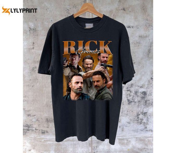 Vintage Rick Grimes T-Shirt Rick Grimes Shirt Rick Grimes Tees Rick Grimes Sweater Classic Unisex T-Shirt Gifts Men 1