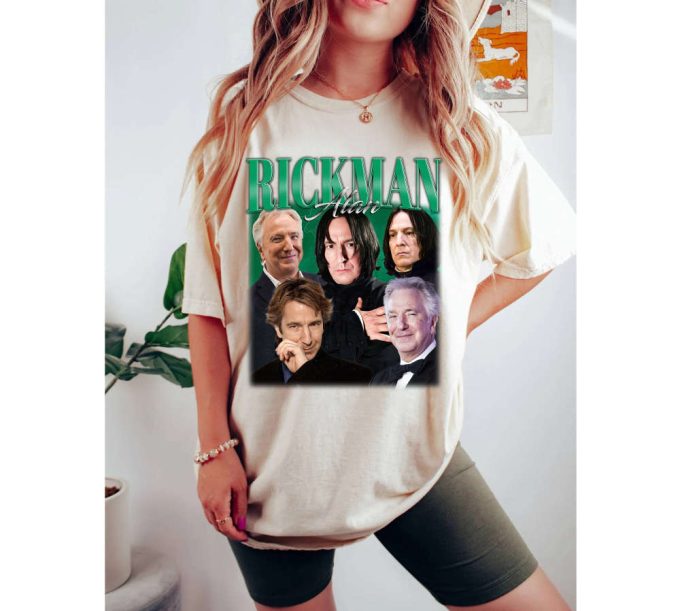 Vintage Rickman Alan T-Shirt Rickman Alan Shirt Rickman Alan Tees Rickman Alan Sweater Classic Unisex T-Shirt Gifts Men 2