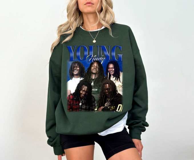 Vintage Young Nudy T-Shirt Young Nudy Shirt Young Nudy Tees Young Nudy Sweater Retro Unisex T-Shirt Trendy Sweatshirt 4