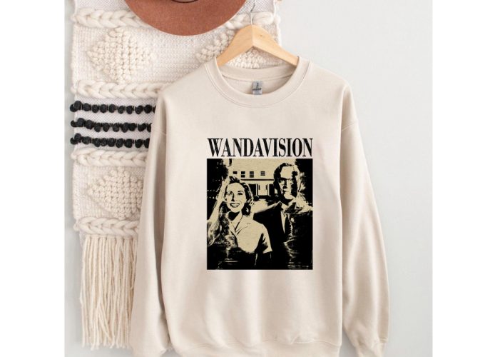 Wanda Vision T-Shirt Wanda Vision Hoodie Wanda Vision Tee Movie Sweater Movie Sweatshirt Unisex T-Shirt Trendy Sweatshirt 3