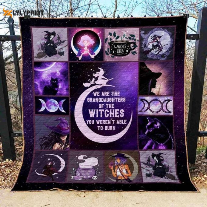 Wicca A Spell 3D Quilt Blanket 1
