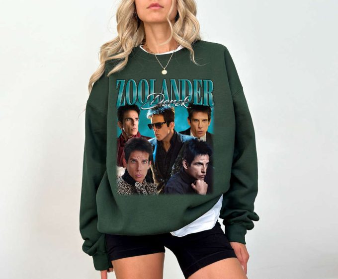 Zoolander Derek T-Shirt Zoolander Derek Shirt Zoolander Derek Tees Zoolander Derek Sweater New Movie T-Shirt T-Shirt 4