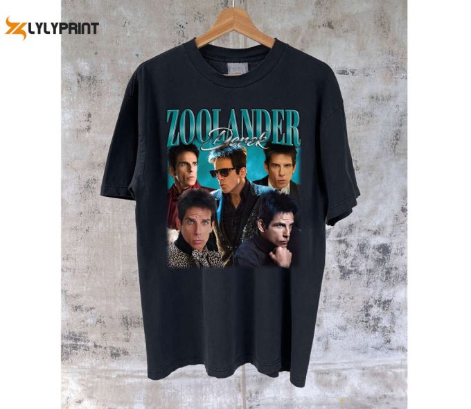 Zoolander Derek T-Shirt Zoolander Derek Shirt Zoolander Derek Tees Zoolander Derek Sweater New Movie T-Shirt T-Shirt 1