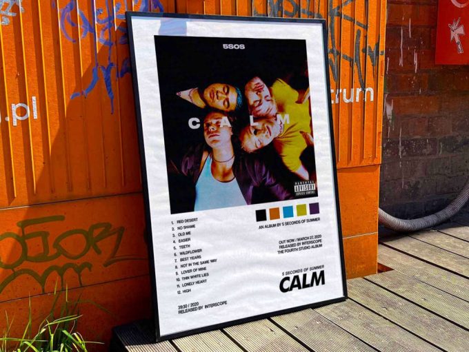5 Seconds Of Summer &Quot;Calm&Quot; Album Cover Poster For Home Room Decor #2 3