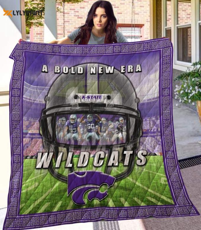 A Bold New Era Wildcats 3D Customized Quilt Blanket 1