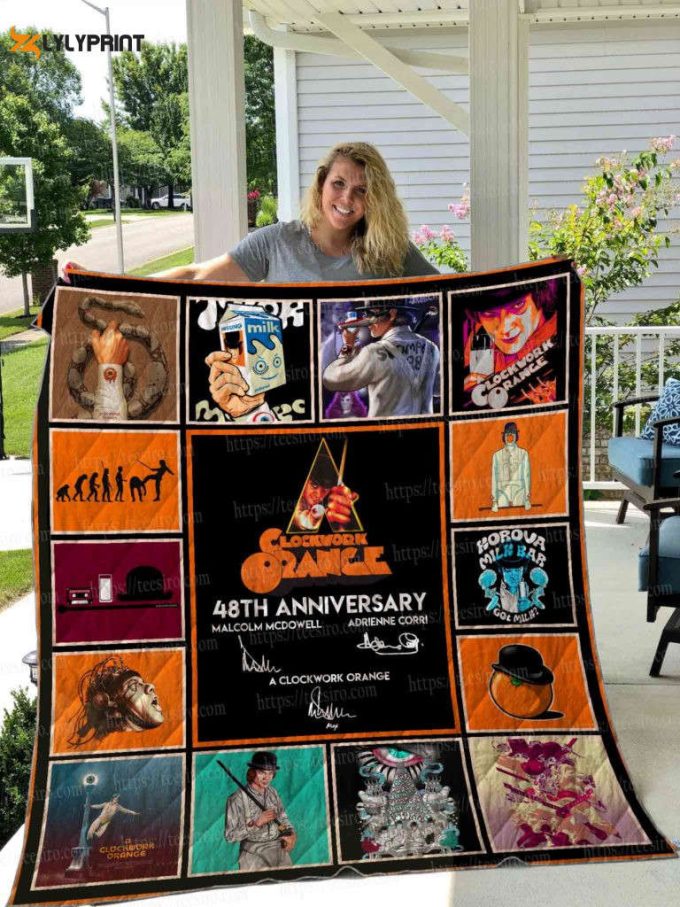 A Clockwork Orange 3D Quilt Blanket 1