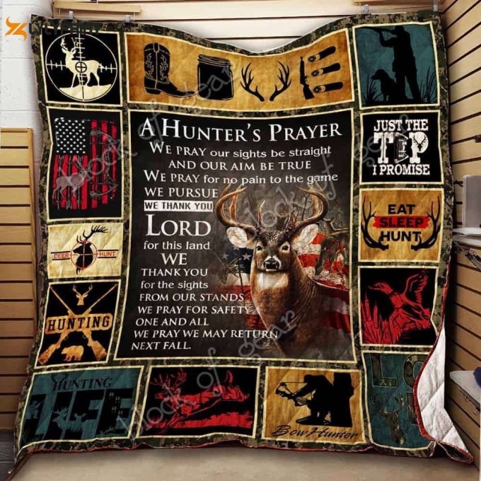 A Hunter'S Prayer 3D Customized Quilt 1