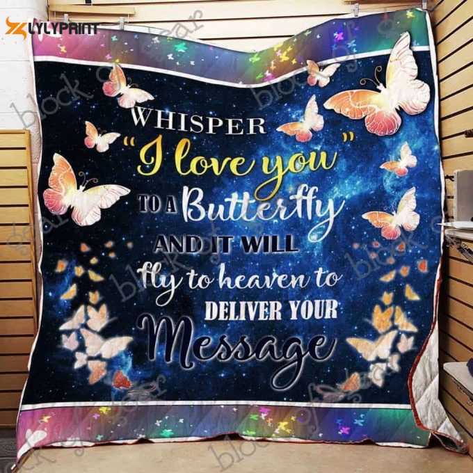 A Message To Heaven 3D Customized Quilt 1