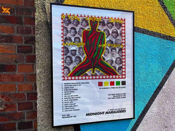 A Tribe Called Quest &Amp;Quot;Midnight Marauders&Amp;Quot; Album Cover Poster #2 1