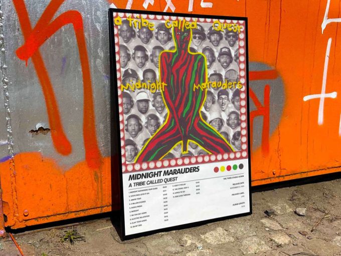 A Tribe Called Quest &Quot;Midnight Marauders&Quot; Album Cover Poster #6 3