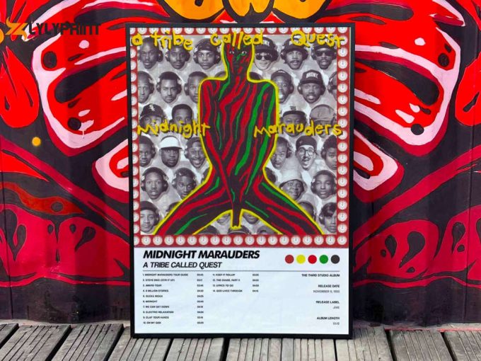 A Tribe Called Quest &Amp;Quot;Midnight Marauders&Amp;Quot; Album Cover Poster #6 1