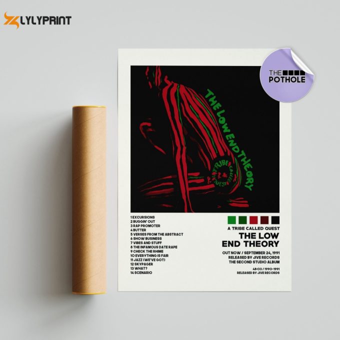 A Tribe Called Quest Posters / The Low End Theory Poster / Album Cover Poster / Tracklist Poster, Custom Poster, A Tribe Called Quest 1