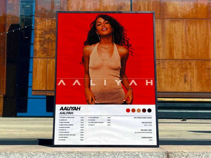 Aaliyah &Quot;Aaliyah&Quot; Album Cover Poster #6 3