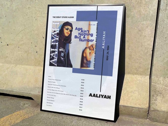Aaliyah &Quot;Age Ain&Quot;T Nothing But A Number&Quot; Album Cover Poster #3 2