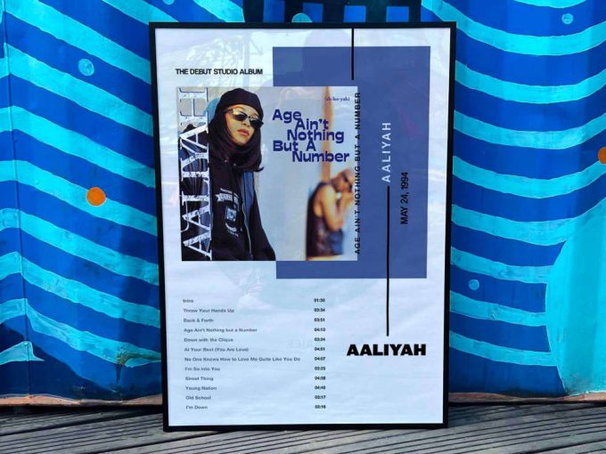 Aaliyah &Quot;Age Ain&Quot;T Nothing But A Number&Quot; Album Cover Poster #3 3