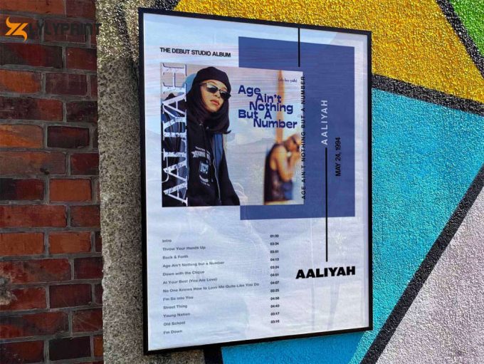 Aaliyah &Amp;Quot;Age Ain&Amp;Quot;T Nothing But A Number&Amp;Quot; Album Cover Poster #3 1