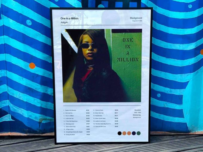 Aaliyah &Quot;One In A Million&Quot; Album Cover Poster #5 3