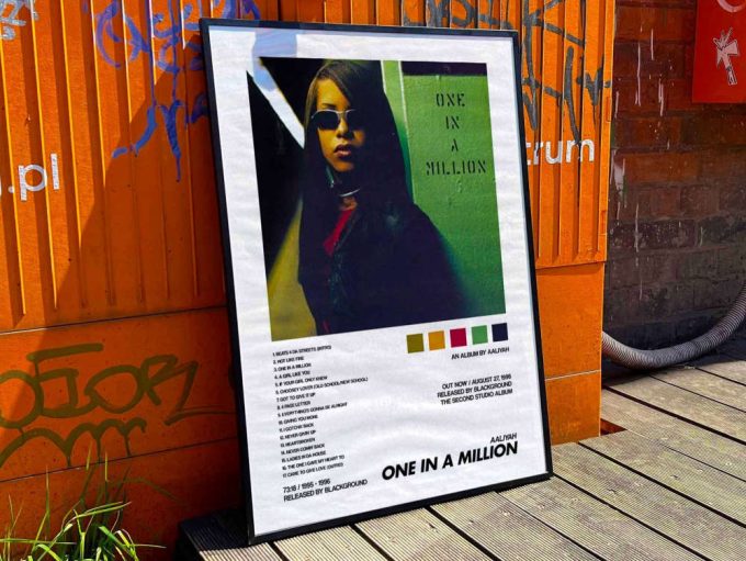 Aaliyah &Quot;One In A Million&Quot; Album Cover Poster For Home Room Decor #2 3