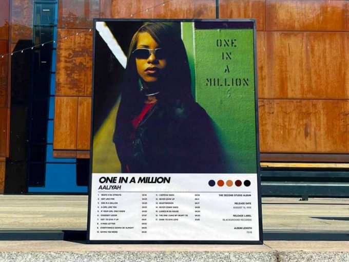 Aaliyah &Quot;One In A Million&Quot; Album Cover Poster For Home Room Decor #6 2