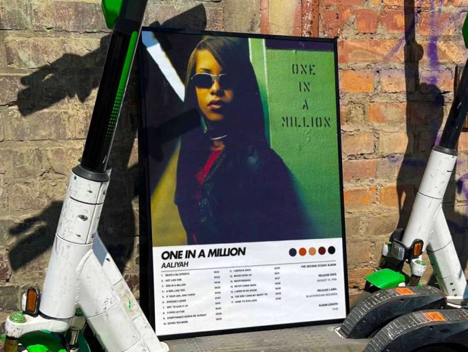 Aaliyah &Quot;One In A Million&Quot; Album Cover Poster For Home Room Decor #6 3