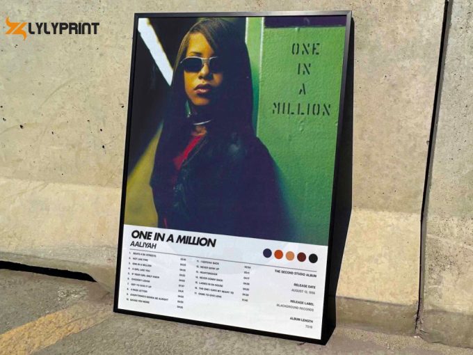 Aaliyah &Amp;Quot;One In A Million&Amp;Quot; Album Cover Poster For Home Room Decor #6 1