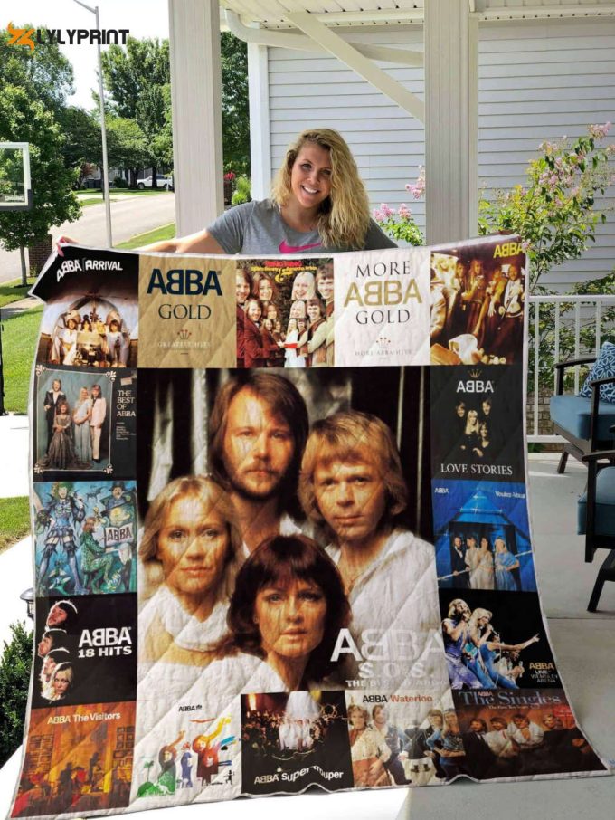 Abba Quilt Blanket For Fans Home Decor Gift 1