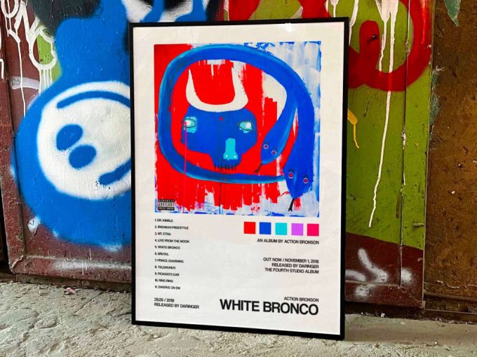 Action Bronson &Quot;White Bronco&Quot; Album Cover Poster #2 3