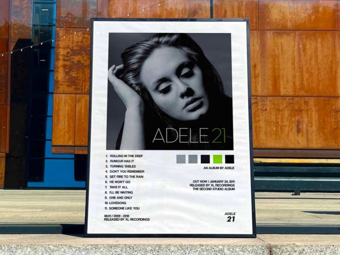 Adele &Quot;21&Quot; Album Cover Poster #2 3