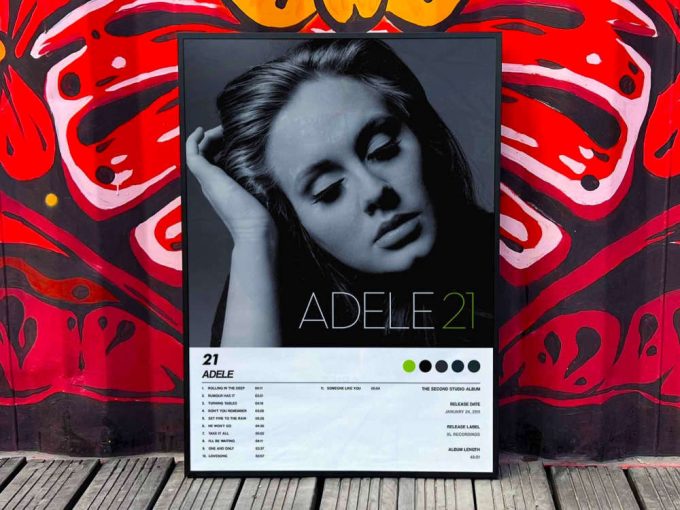 Adele &Quot;21&Quot; Album Cover Poster #6 3