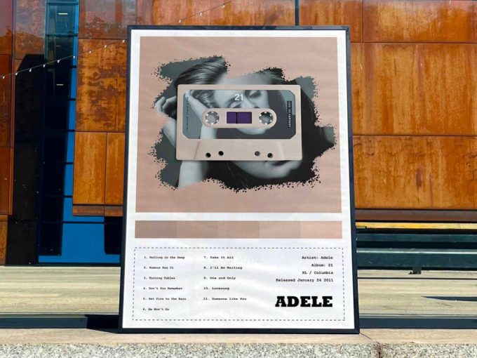 Adele &Quot;21&Quot; Album Cover Poster For Home Room Decor #Cassette 2