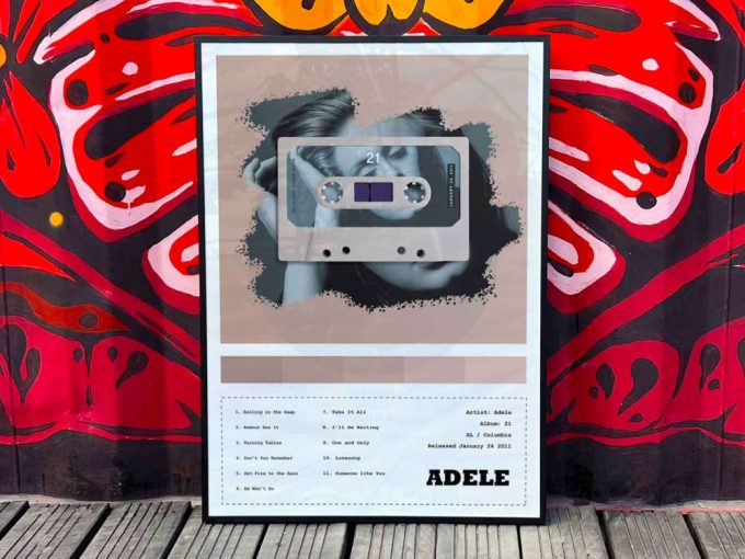 Adele &Quot;21&Quot; Album Cover Poster For Home Room Decor #Cassette 3