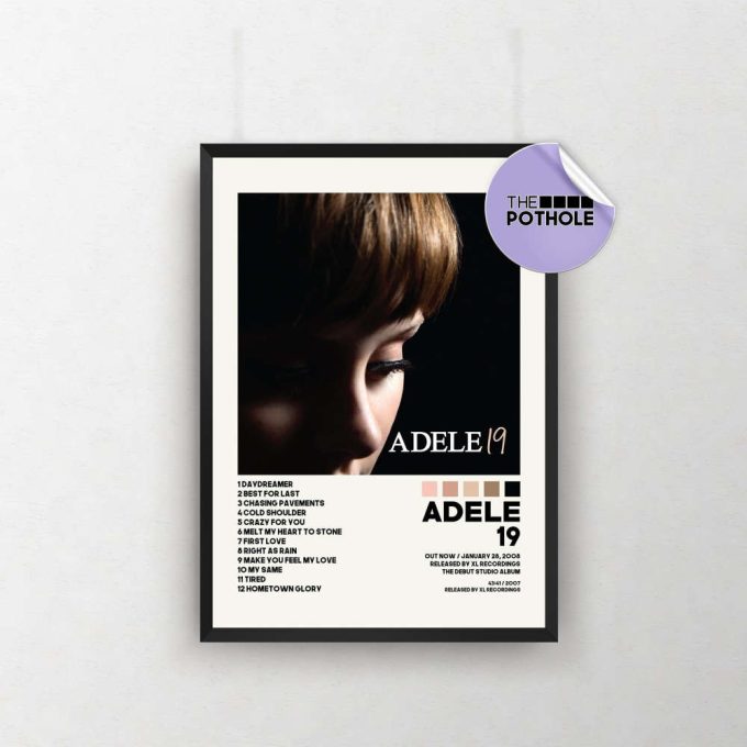Adele Posters / 19 Poster / Adele 19 / Album Cover Poster / Poster Print Wall Art / Music Band Poster / Home Decor, Adele, 19, 21, 25, 30 2