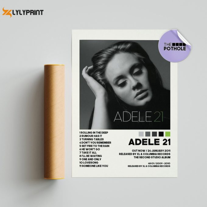 Adele Posters / 21 Poster / Adele 21 / Album Cover Poster / Poster Print Wall Art / Music Band Poster / Home Decor, Adele, 21 1