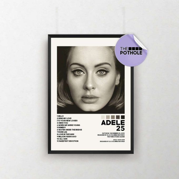 Adele Posters / 25 Poster / Adele 25 / Album Cover Poster / Poster Print Wall Art / Music Band Poster / Home Decor, Adele, 25 2