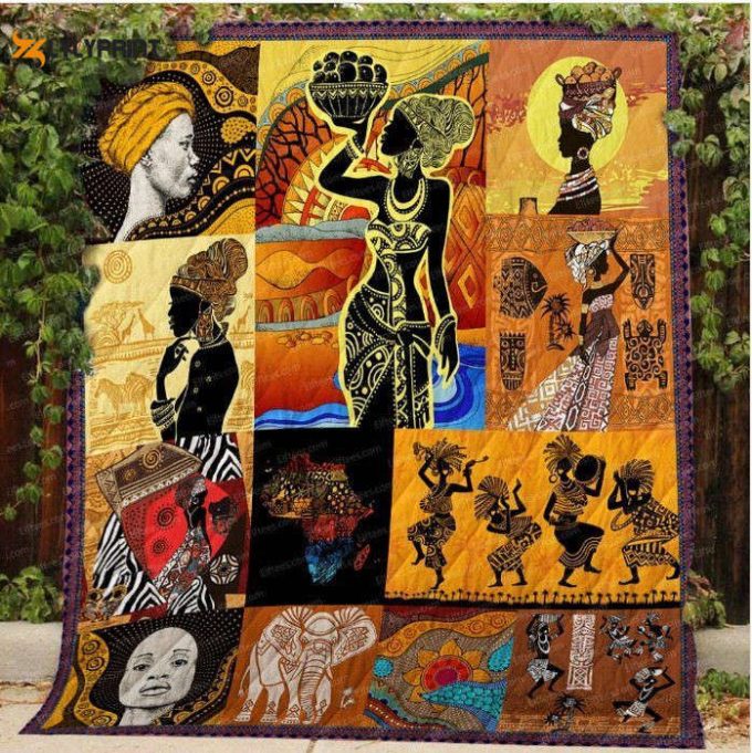 African 3D Customized Quilt 1