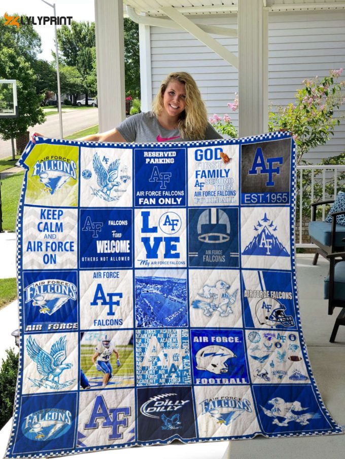 Air Force Falcons 1 Quilt Blanket For Fans Home Decor Gift 1
