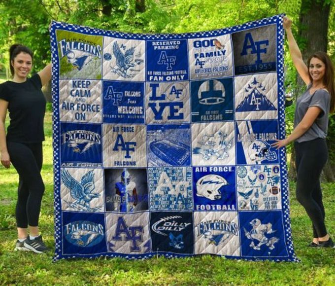 Air Force Falcons Quilt Blanket For Fans Home Decor Gift 2