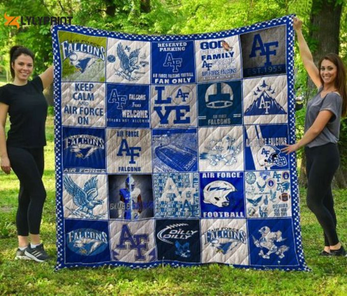 Air Force Falcons Quilt Blanket For Fans Home Decor Gift 1