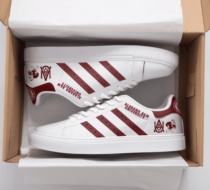 Alabama A&Amp;M Bulldogs Skate Shoes For Men Women Fans Gift 3