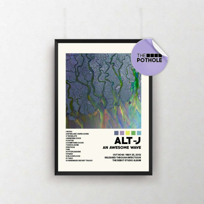 Alt-J Posters / An Awesome Wave Poster / Album Cover / Poster Print Wall Art Custom Poster, Home Decor 2