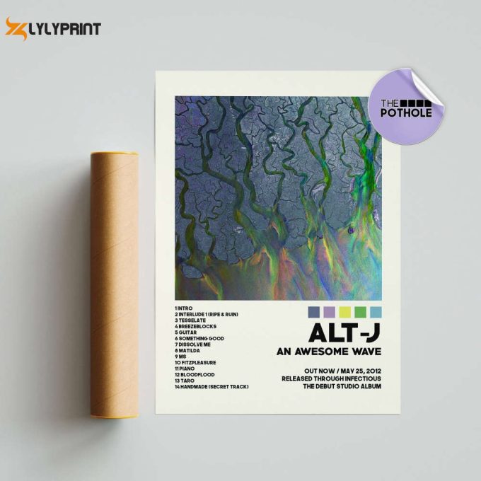 Alt-J Posters / An Awesome Wave Poster / Album Cover / Poster Print Wall Art Custom Poster, Home Decor 1