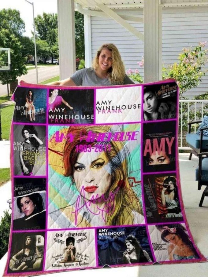 Amy Winehouse Quilt Blanket For Fans Home Decor Gift V 2